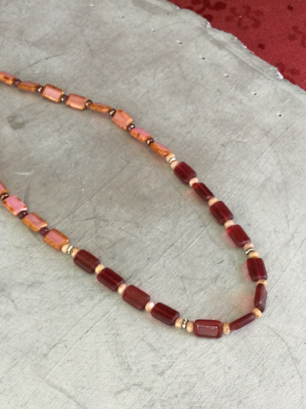 Picasso Beaded Necklaces …Match to the color of your hair!!!